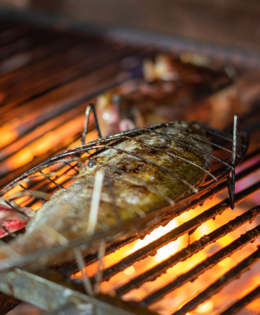 pescado a la brasa