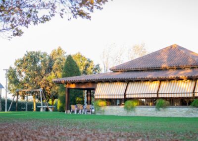 exterior del asador de carne