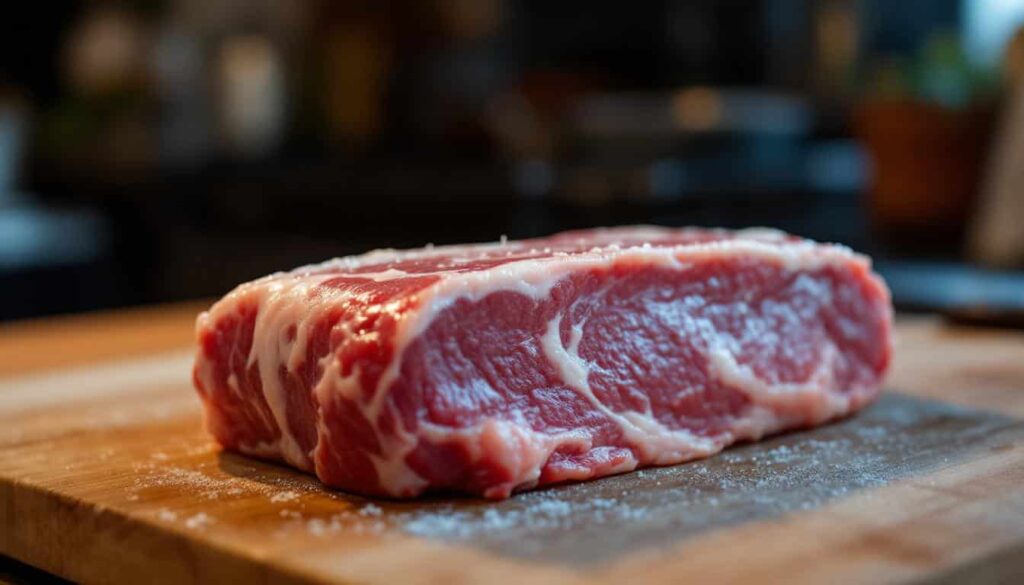 carne atemperada punto perfecto para cocinar